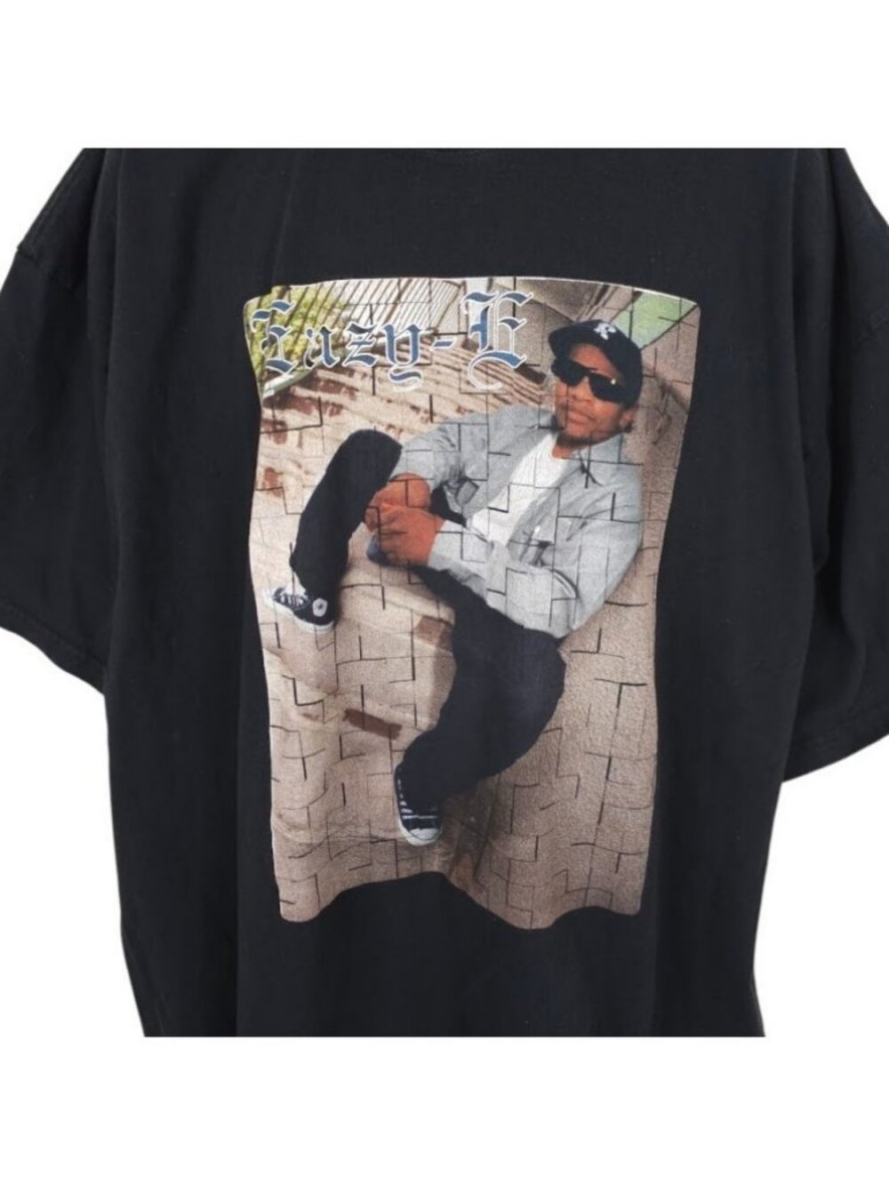 Vintage Eazy E T Shirt Mens Size 4XL Black Y2K 2006 Ruthless Records NWA Rap